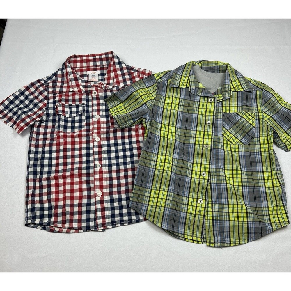 Boys Button-Down Shirt Bundle - Lot of 2 - Size XS (4-5)